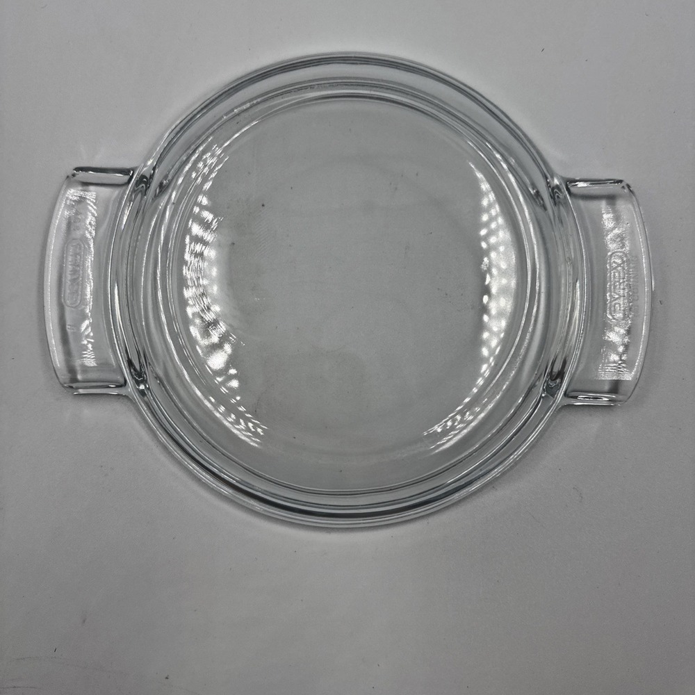 Vintage PYREX de Corning France 453H Clear Glass Lid for 1 qt Casserole Dish